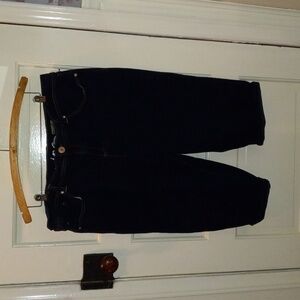 Inc denim straight leg reg fit crop 18